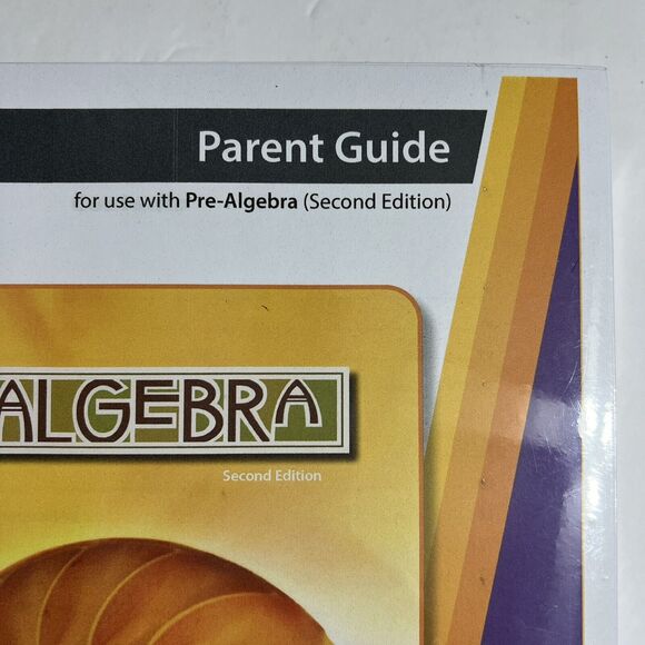 BJU Press Bob Jones Homeschool Curriculum Pre Algebra Parent Guide 2nd Edition - Picture 2 of 8